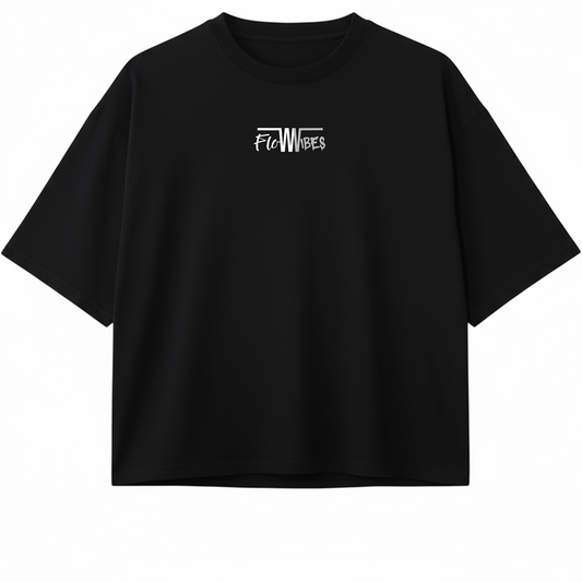 CAMISETA BOXY OVERSIZE SIENTE. FLUYE.