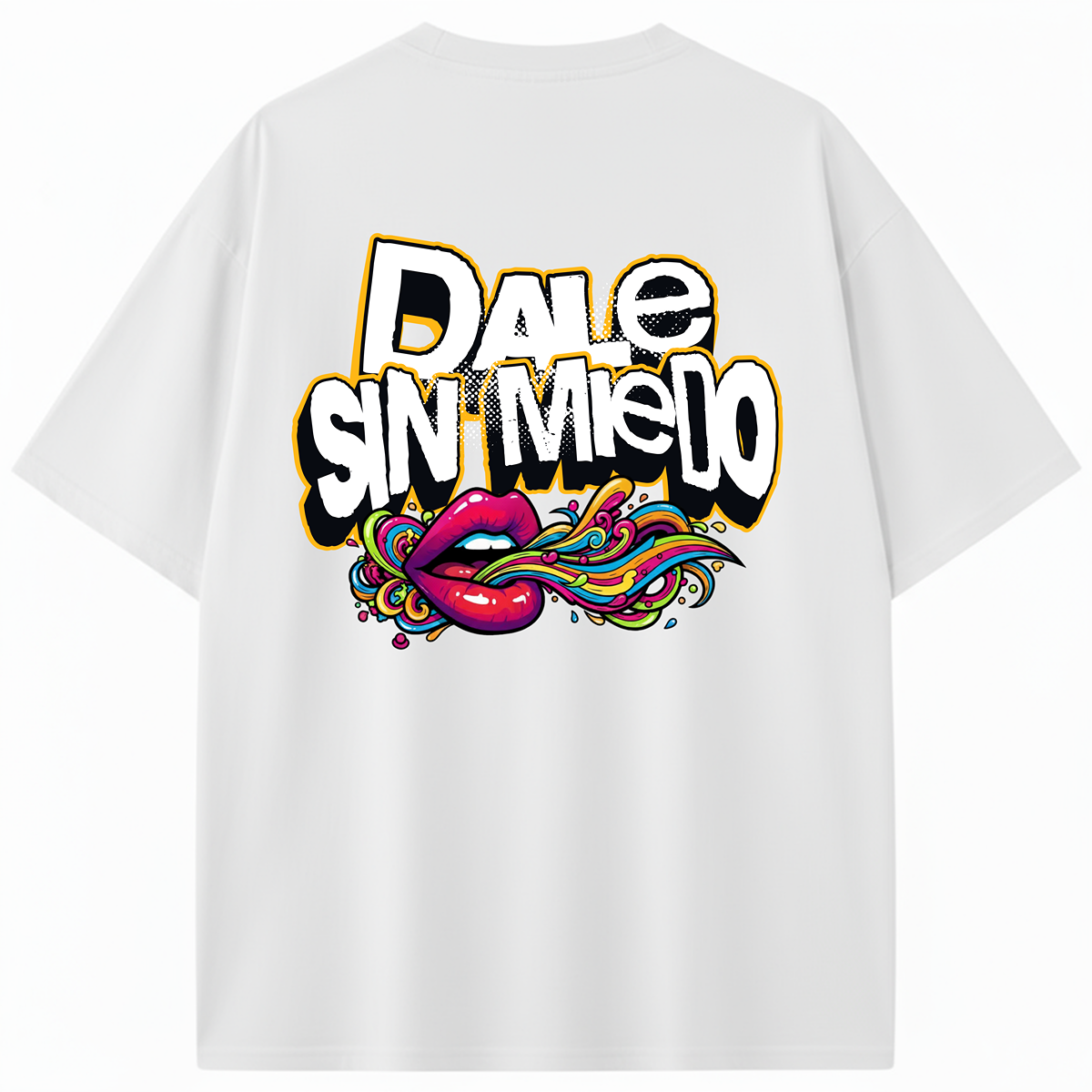 CAMISETA OVERSIZE DALE SIN MIEDO