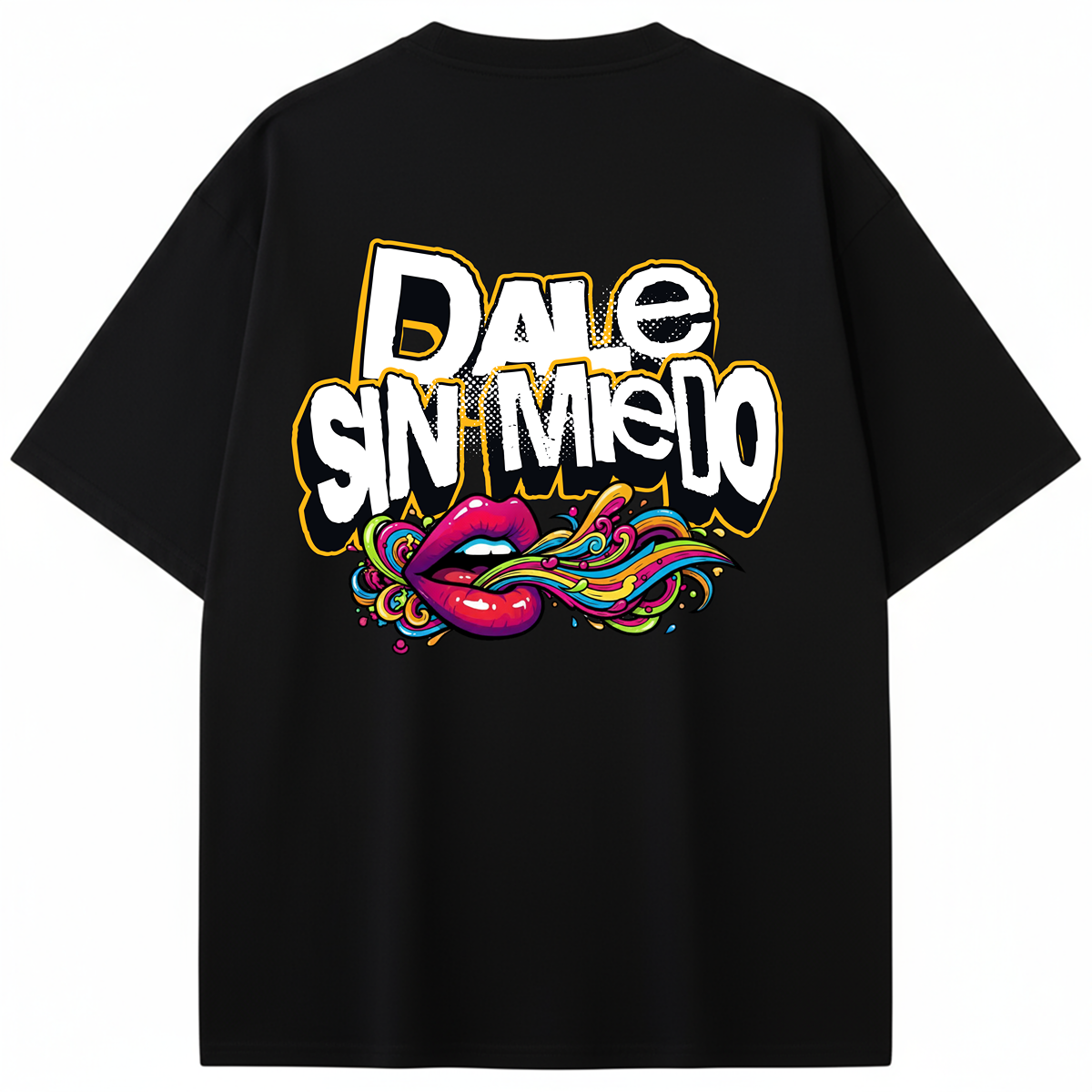 CAMISETA OVERSIZE DALE SIN MIEDO