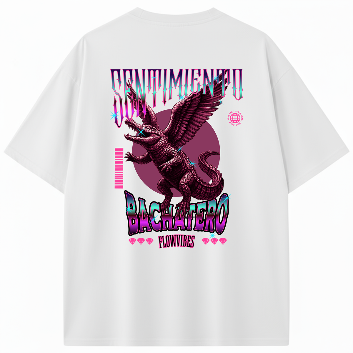 CAMISETA OVERSIZE SENTIMIENTO BACHATERO