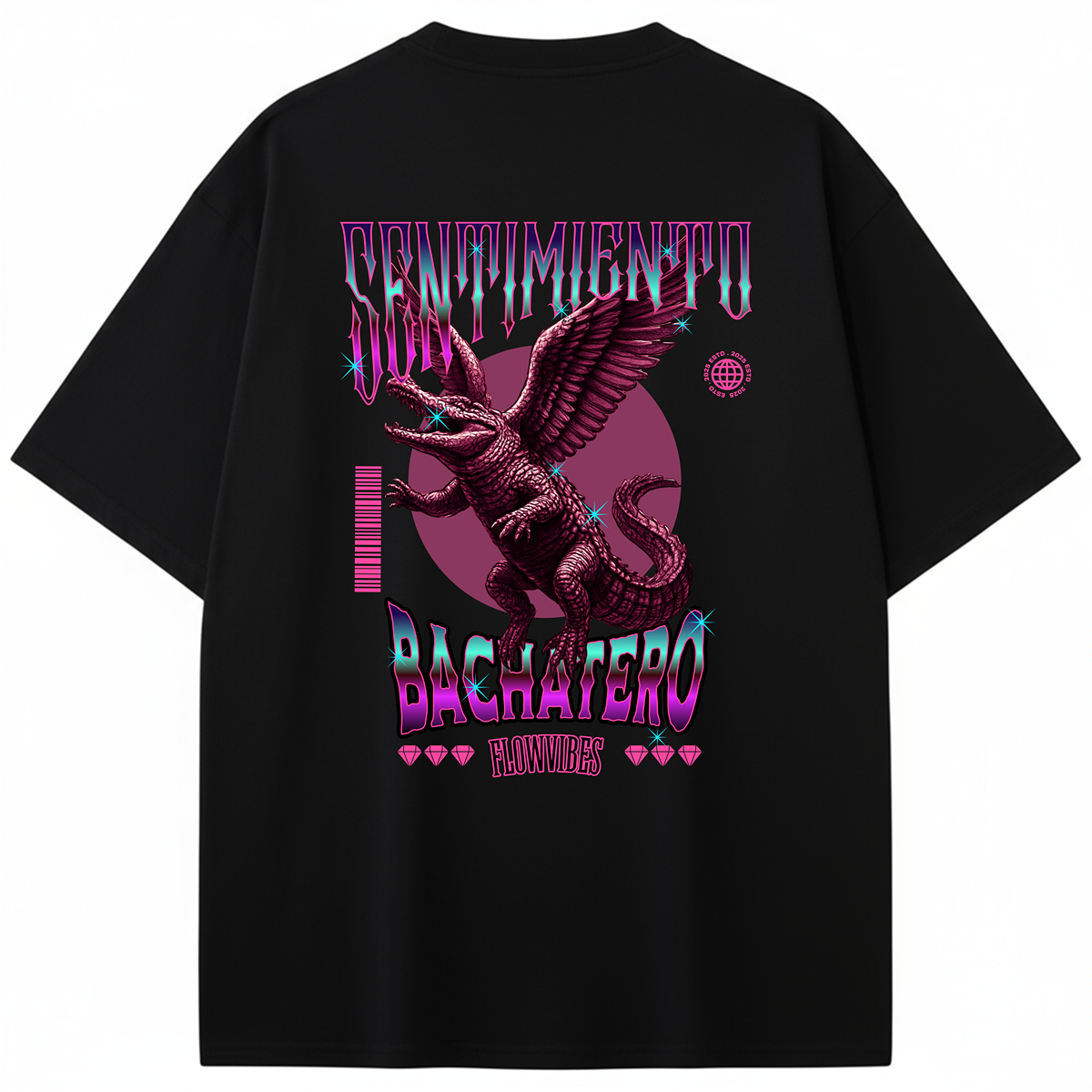 CAMISETA OVERSIZE SENTIMIENTO BACHATERO