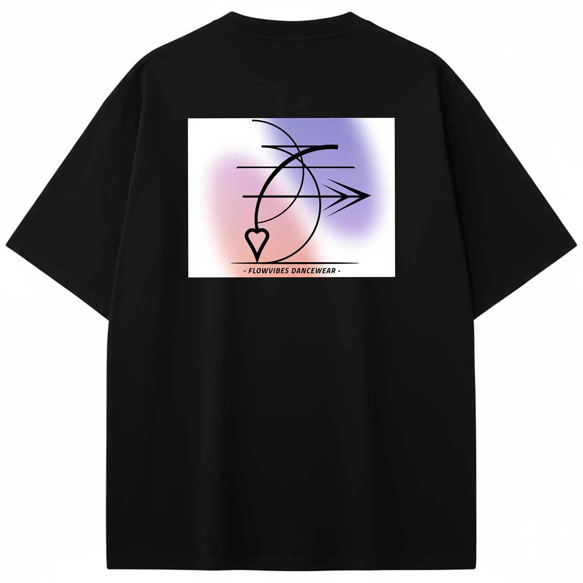 CAMISETA OVERSIZE/BOXY ABSTRACT LOVE