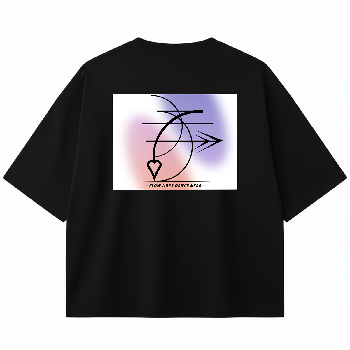 CAMISETA OVERSIZE/BOXY ABSTRACT LOVE