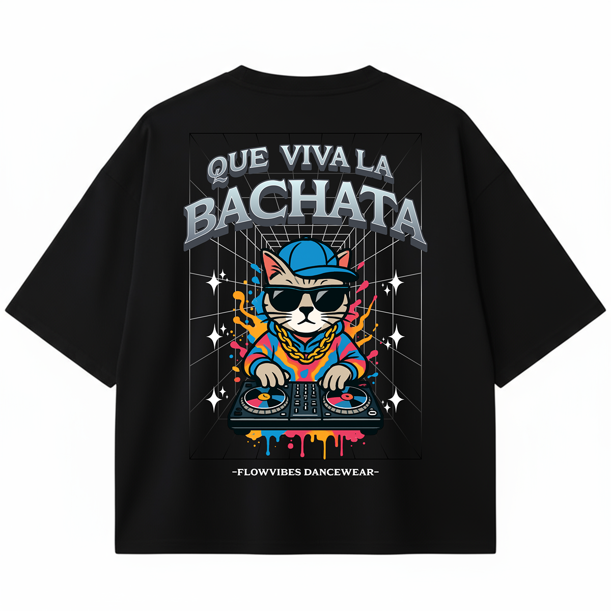 CAMISETA OVERSIZE/BOXY QUE VIVA LA BACHATA