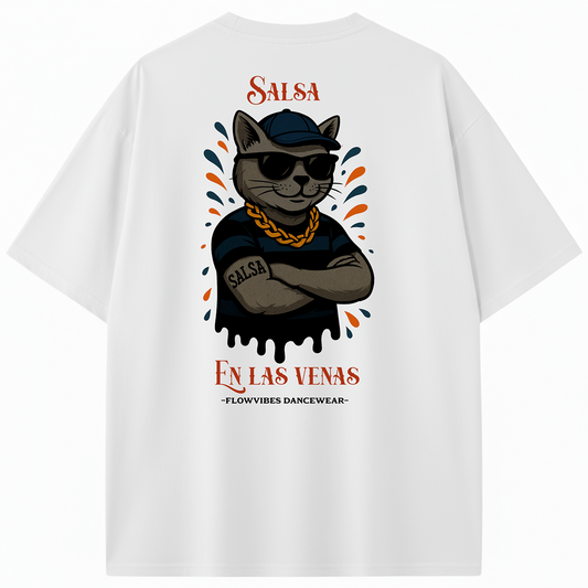 CAMISETA OVERSIZESALSA EN LAS VENAS