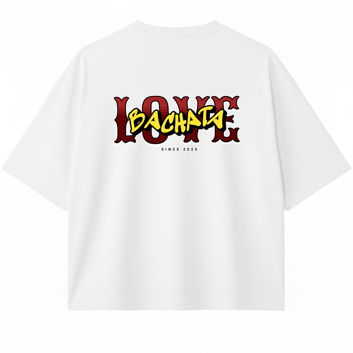 CAMISETA OVERSIZE/BOXY LOVE BACHATA