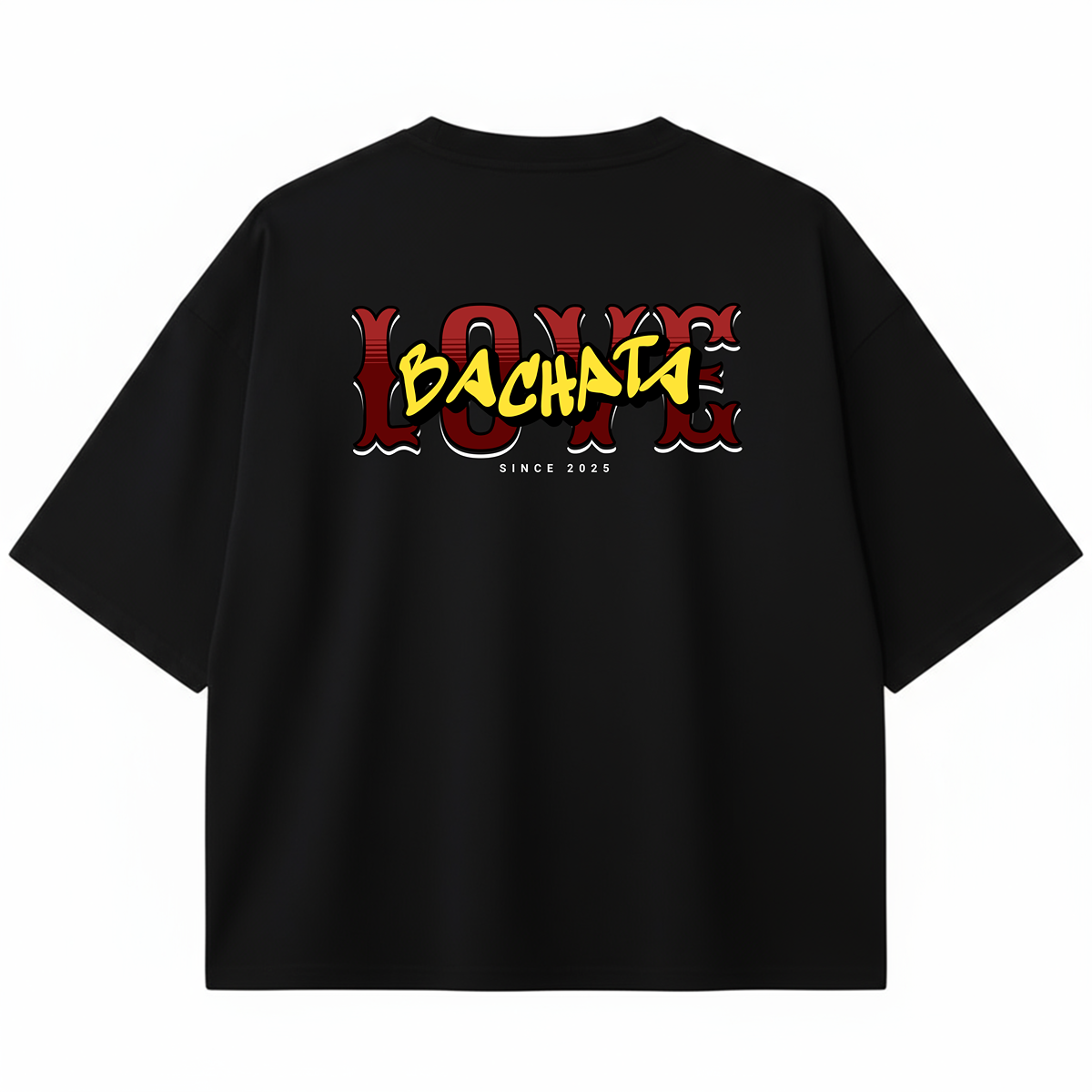 CAMISETA OVERSIZE/BOXY LOVE BACHATA