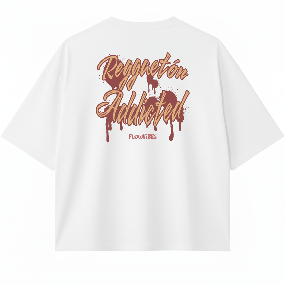 CAMISETA OVERSIZE/BOXY REGGAETÓN ADDICTED