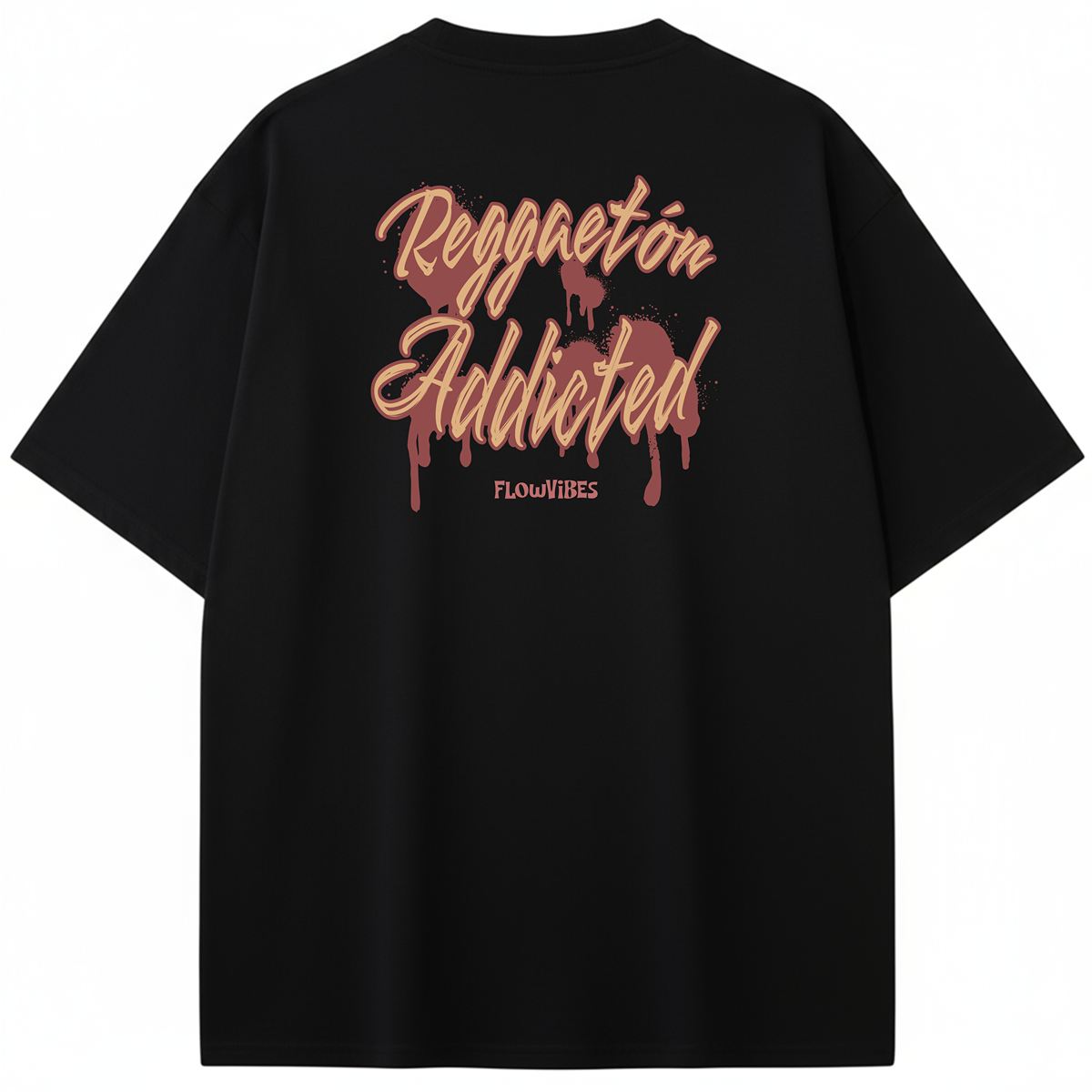 CAMISETA OVERSIZE/BOXY REGGAETÓN ADDICTED
