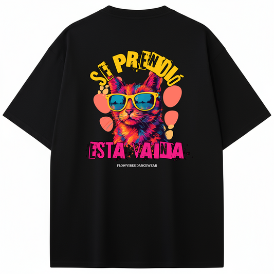 CAMISETA OVERSIZE SE PRENDIÓ ESTA VAINA