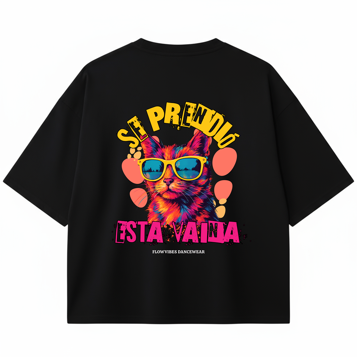 CAMISETA OVERSIZE/BOXY SE PRENDIÓ ESTA VAINA