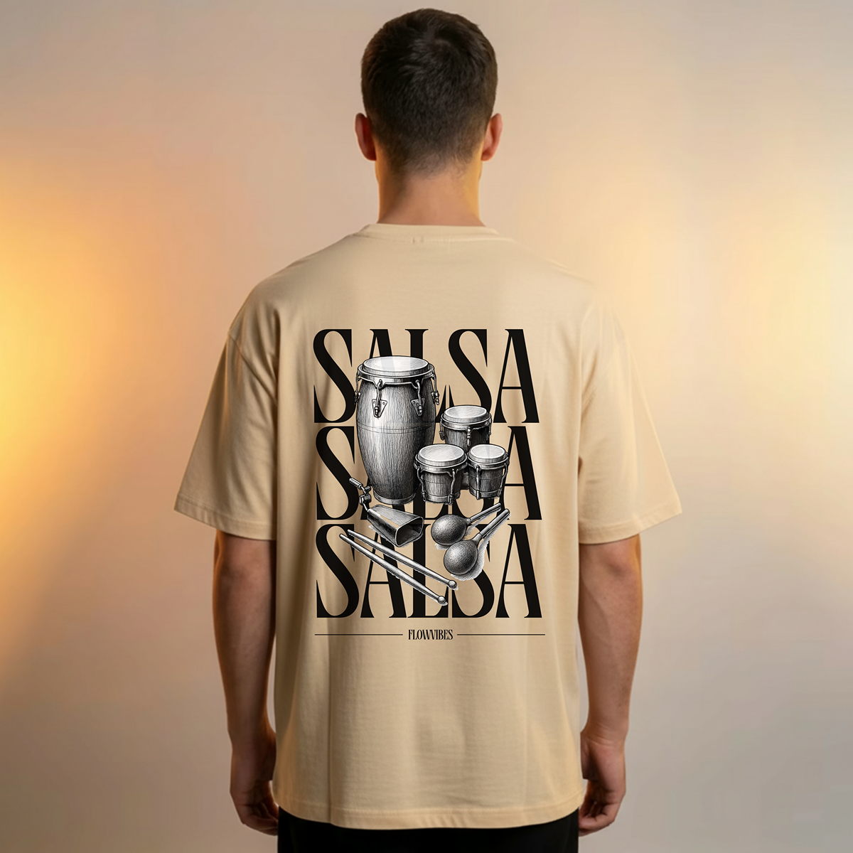 CAMISETA OVERSIZE SALSA