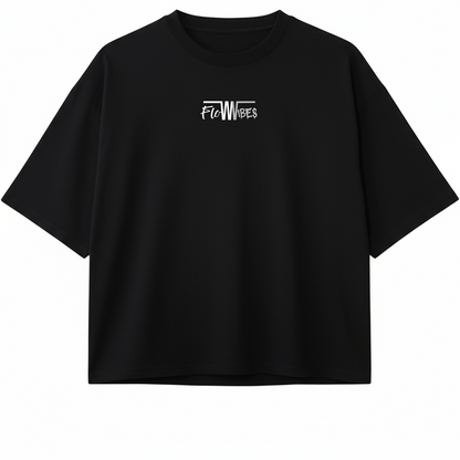 CAMISETA BOXY OVERSIZE SIENTE. FLUYE.