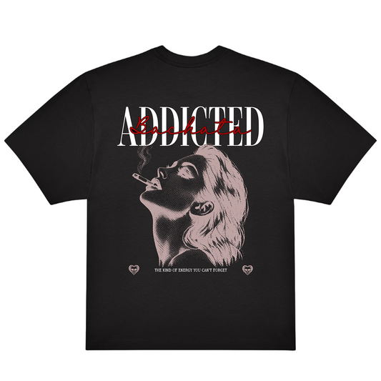 CAMISETA BOXY OVERSIZE BACHATA ADDICTED