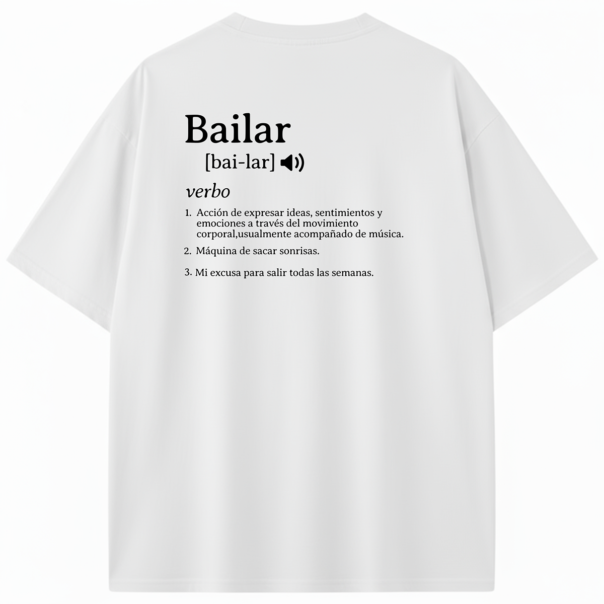CAMISETA OVERSIZE/BOXY BAILAR