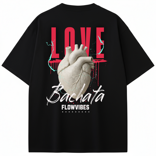 CAMISETA OVERSIZE LOVE BACHATA 2.0